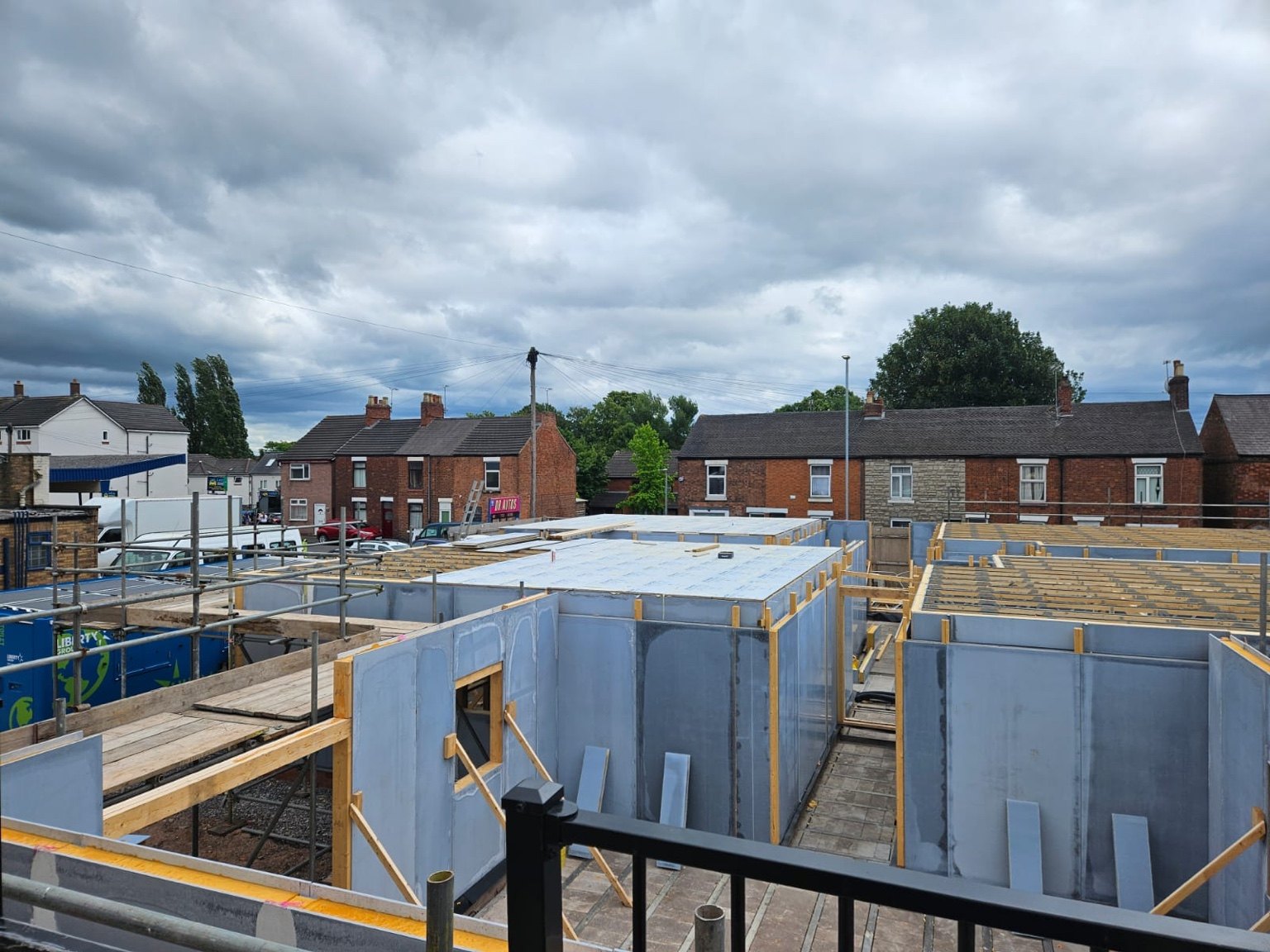 IPS wall panels and openings during construction